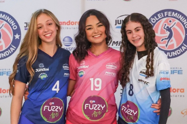 Voleibol feminino do Time Jundiaí recebe novos uniformes para a temporada 2025