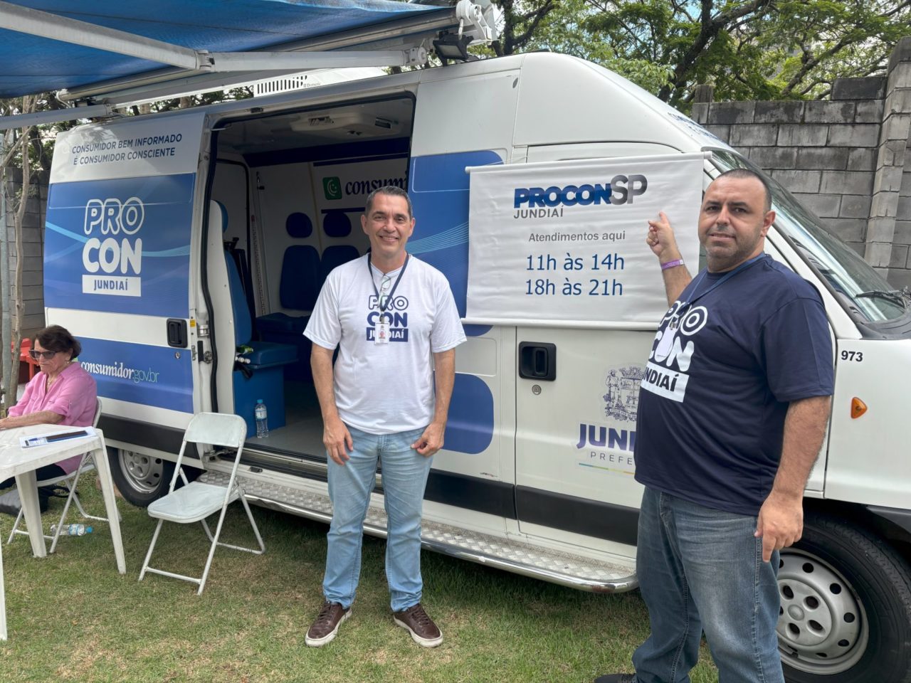 Procon Móvel orienta visitantes durante a 41ª Festa da Uva e 12ª Expo Vinhos de Jundiaí