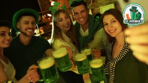 Saint Patrick’s Day terá quatro bandas, entrada gratuita, chopp verde e praça de alimentação