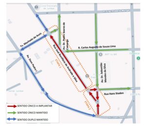 Mudanças no trânsito do Anhangabaú começam neste sábado (14) em Jundiaí