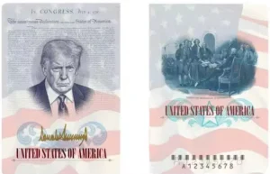 EUA vão emitir passaporte com foto e assinatura de Trump em edição limitada