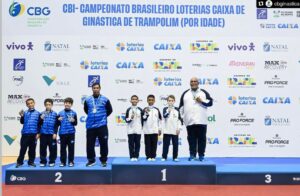 TIME JUNDIAÍ SOBE AO PÓDIO E BRILHA NO BRASILEIRO DE GINÁSTICA DE TRAMPOLIM 2026