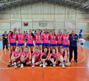 A equipe de Voleibol feminino do Time Jundiaí conquista o Vice Campeonato Final Estadual dos Jogos Abertos da Juventude em Barretos