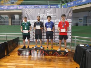 Time Jundiaí garante medalhas na Copa Brasil Prata de Tênis de Mesa