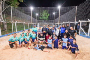 Nova quadra de areia amplia estrutura do Centro Esportivo Benedito de Lima, na região do Retiro