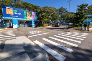Bolão recebe nova sinalização interna para ampliar a segurança e organizar a circulação