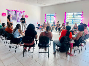 CRAS de Várzea Paulista Norte promove ação de conscientização e prevenção à violência contra a mulher