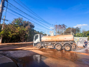 Prefeitura conclui obra emergencial em galeria pluvial na Avenida Benedito Chrispim, no Jardim Santa Gertrudes
