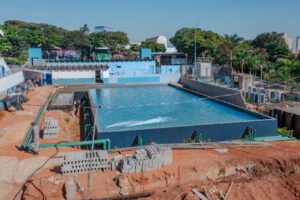 Revitalização dos centros esportivos inclui novas quadras, iluminação moderna e outras melhorias
