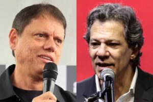 Tarcísio lidera com 50,6% contra 33,6% de Haddad na disputa pelo governo de SP, aponta pesquisa