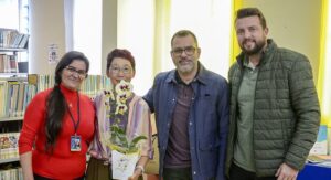 Entre histórias, traços e memórias, Biblioteca Municipal de Várzea Paulista recebe Lúcia Hiratsuka