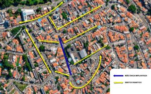 Rua Pedro Nano, no Jardim Pacaembu, terá sentido único a partir desta quarta-feira (30)