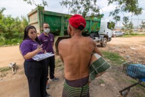 Núcleo de Ordem Urbana atua em área próxima ao Rio Jundiaí com ações ambientais, sociais e de zeladoria