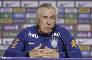 Ancelotti convoca Seleção Brasileira para amistosos sem jogadores de Flamengo e Palmeiras