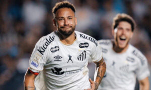 Com dois gols de Neymar, Santos busca empate contra o Flamengo após sair perdendo por 2 a 0