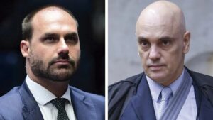 Moraes determina expedição de mandado de prisão contra Eduardo Bolsonaro